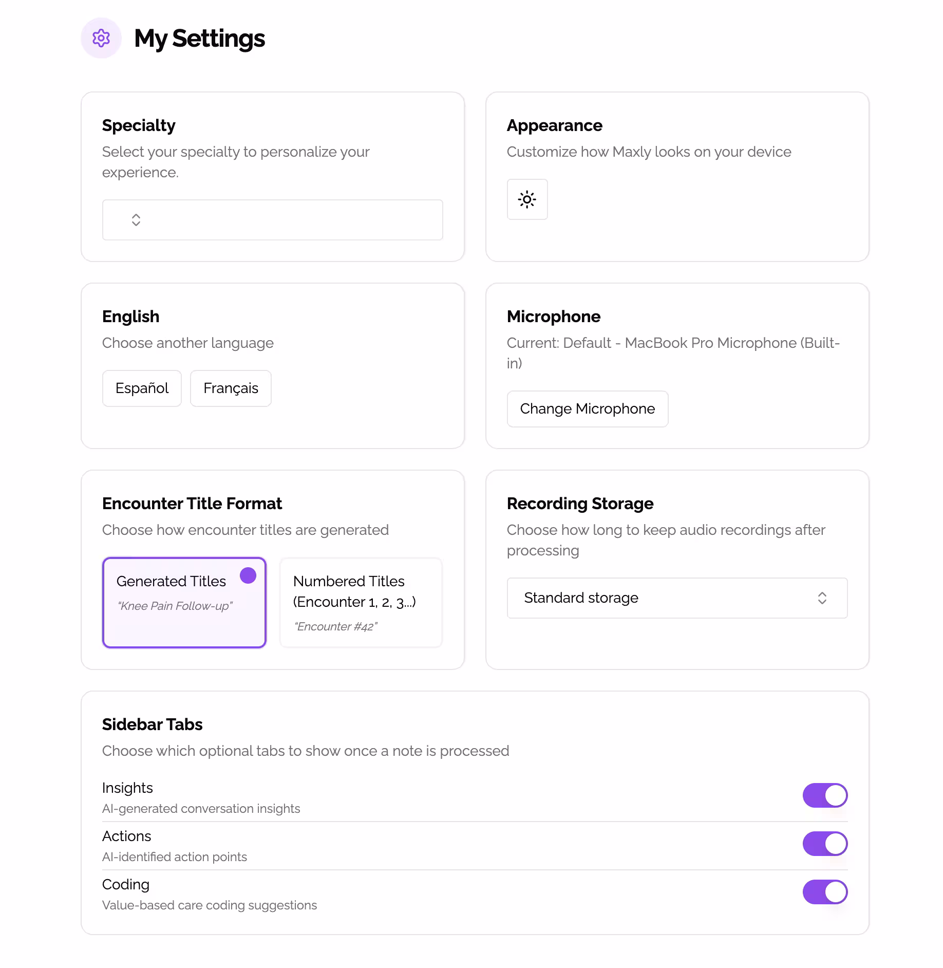 Multi-Language Support
